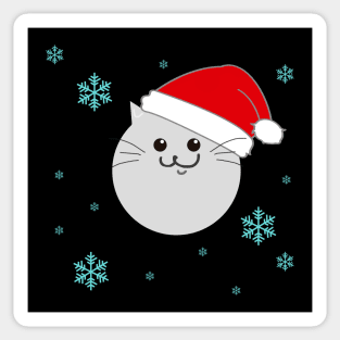 Winter cat Sticker